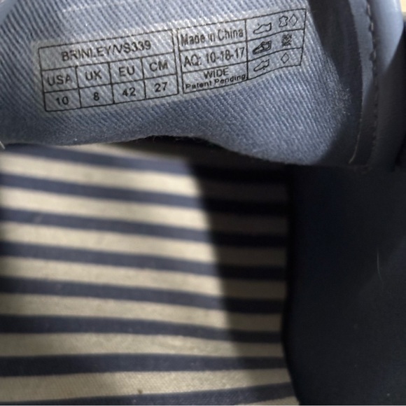 Vionic Brinley Sneakers Blue Suede Size 10 - Picture 5 of 6